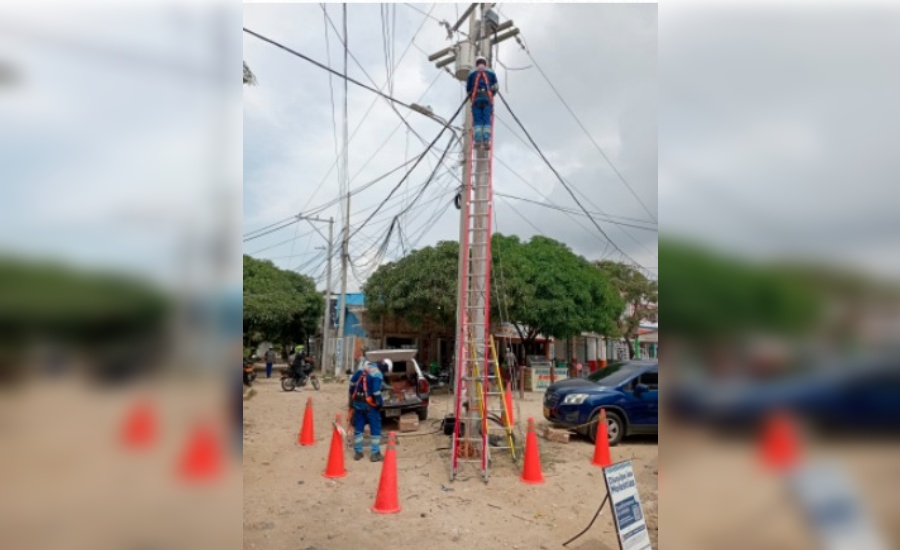 Avanza modernización de redes eléctricas Air-e