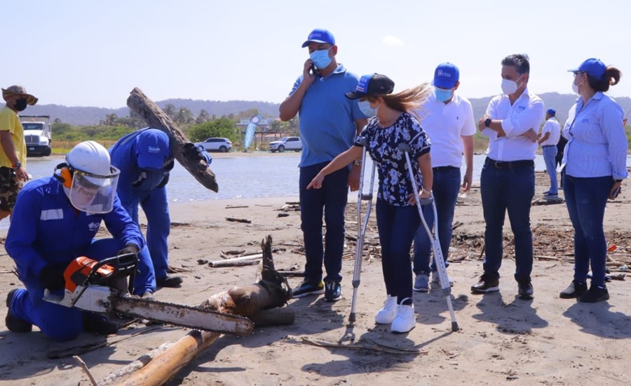 “Playas en Juan de Acosta tendrán limpieza permanente para ofrecer la mejor experiencia a turistas y deportistas”: Elsa Noguera