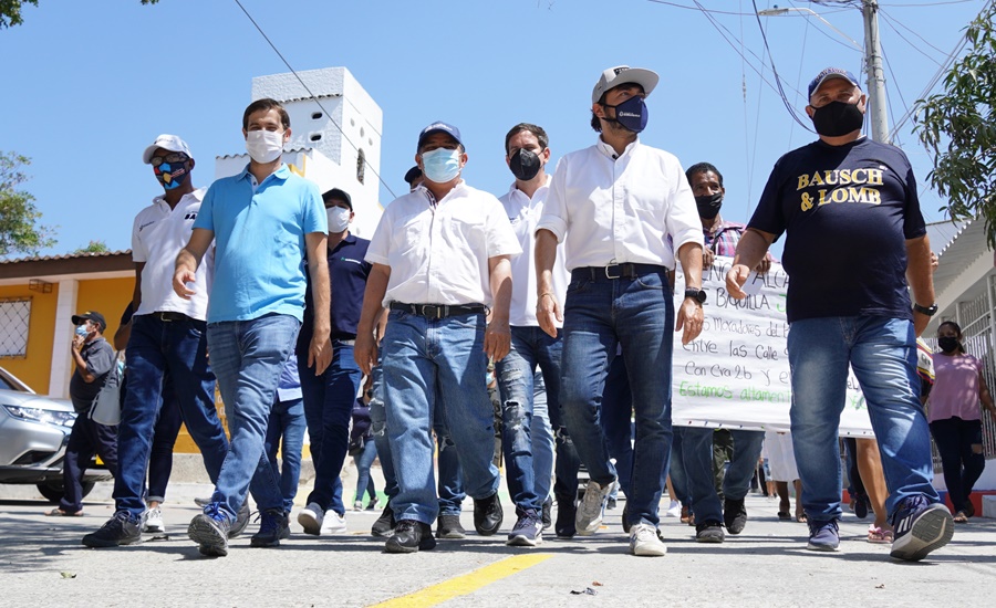 Con 22 vías recuperadas, el barrio San Luis está 100% pavimentado