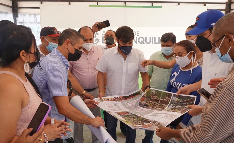 “Con el mercado Sredni seguimos transformando el corazón del Centro de Barranquilla”: alcalde Pumarejo
