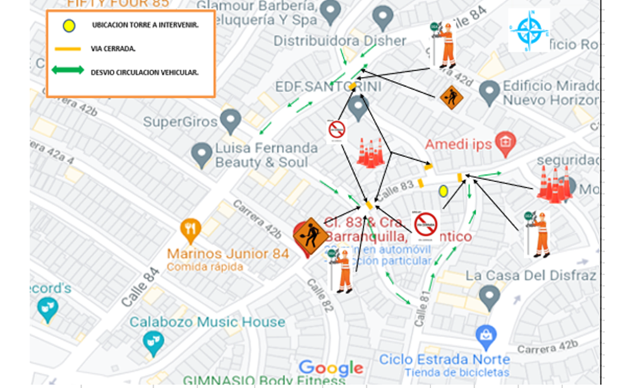 Cierres de vías en Barranquilla a partir de este domingo 20 de febrero de 2022