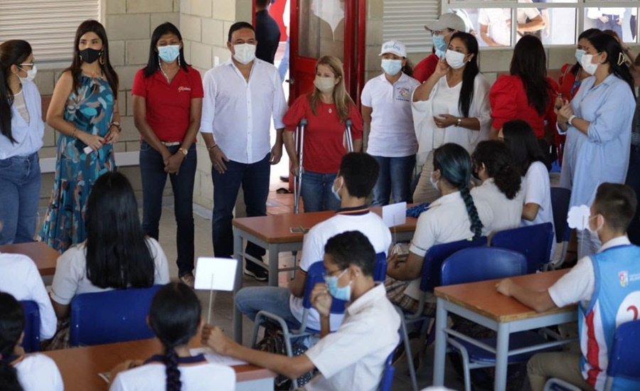 Gobernadora del Atlántico y Mineducación entregaron nuevas instalaciones en el colegio San Nicolás de Tolentino de Puerto Colombia