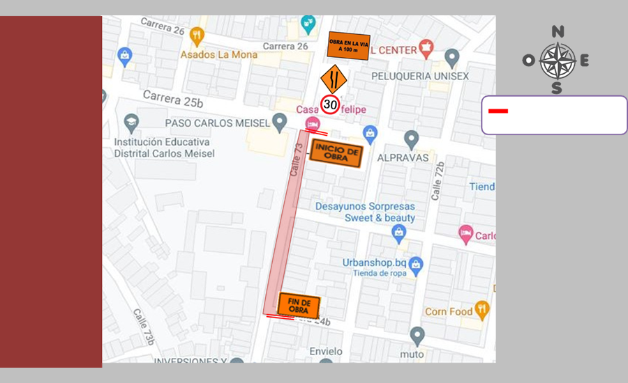 Por construcción de vías urbanas y canales box coulverts cierres de vías desde este jueves