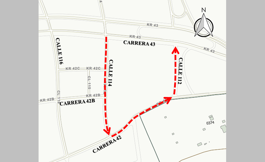 Desde este 8 de marzo se implementa cambio vial en el sector de Alameda del Río