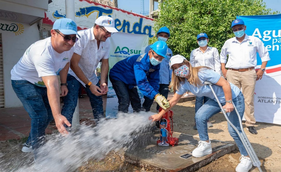 “En Repelón pasaron de tener servicio de agua potable solo 3 horas al día a 24 horas siete días a la semana” Elsa Noguera