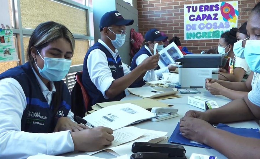 Con tres eventos simultáneos, Sisbén atendió 750 habitantes en Las Flores 