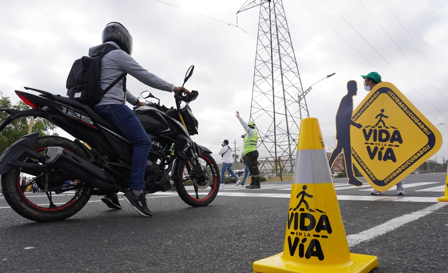 Secretaría de Tránsito y Seguridad vial inició campaña educativa y activación para peatones en puntos de mayor accidentalidad