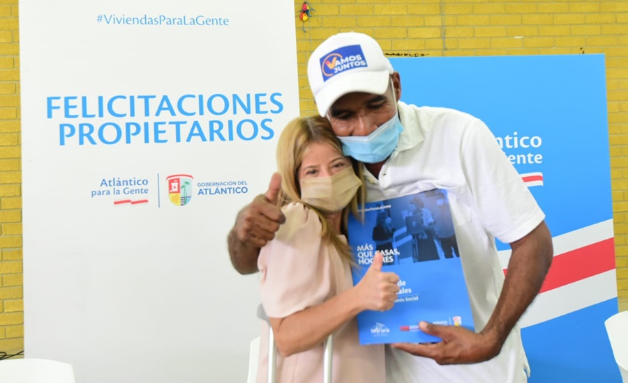 Avanza la ‘titulatón’ de viviendas en Atlántico: Gobernadora ya entregó 313 títulos en Santa Lucía