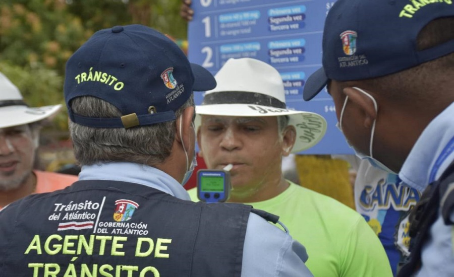 Tránsito del Atlántico reporta cero muertes en siniestros viales durante Carnaval en el departamento