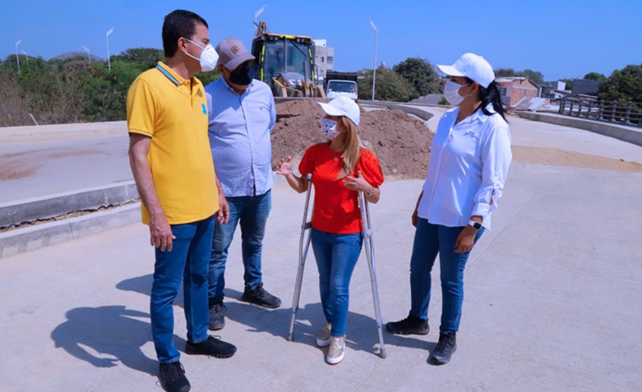 Viajeros se ahorrarán 22 minutos para ir al aeropuerto Ernesto Cortissoz con nueva vía que construye la Gobernación