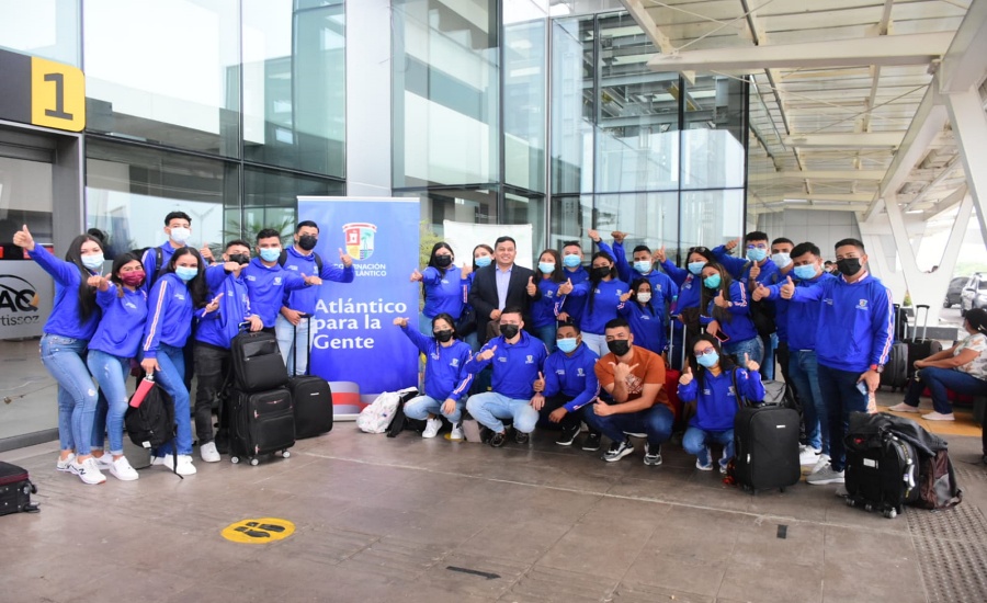 Delegación del Atlántico viajó a Bogotá para el Intercambio de Experiencias Juveniles