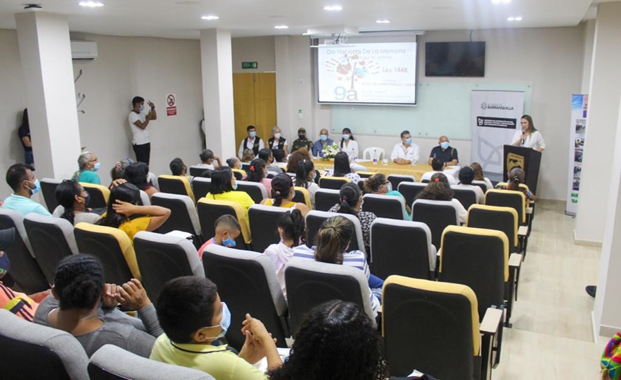 En las localidades de Barranquilla se conmemoró del Día Nacional de la Memoria y Solidaridad