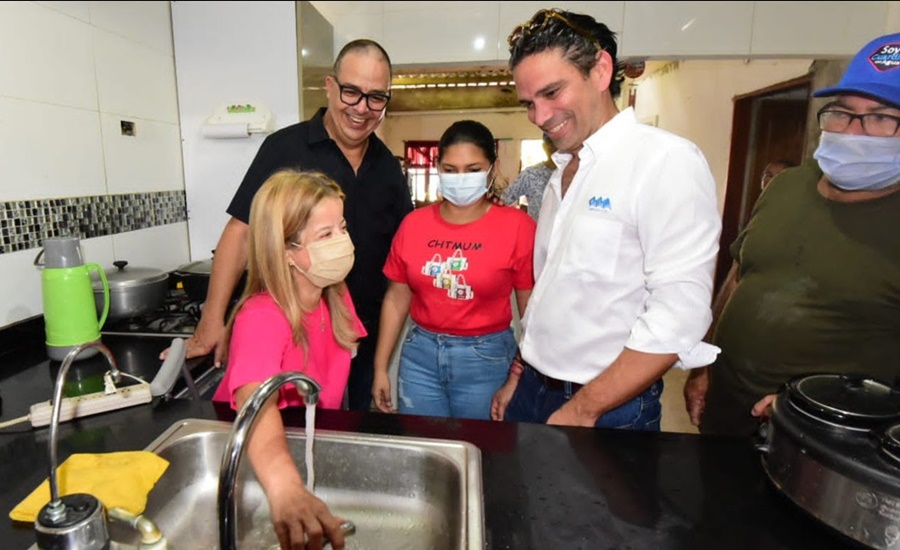 «Garantizamos agua para 11 sectores de Baranoa que recuperaron el servicio continuo y con buena presión»: Elsa Noguera