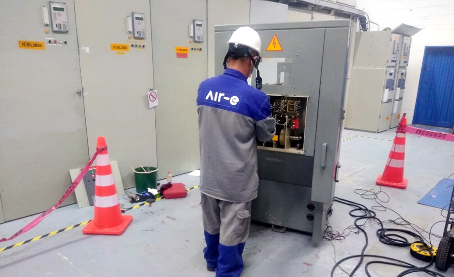 Por nuevas inversiones, Air-e realiza mantenimiento general en la subestación Baranoa