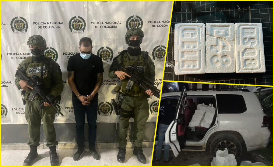 En una camioneta de gama alta era transportada más de media tonelada de coca