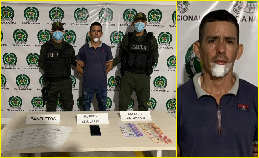 GAULA captura a presunto extorsionador de ‘Los Costeños’