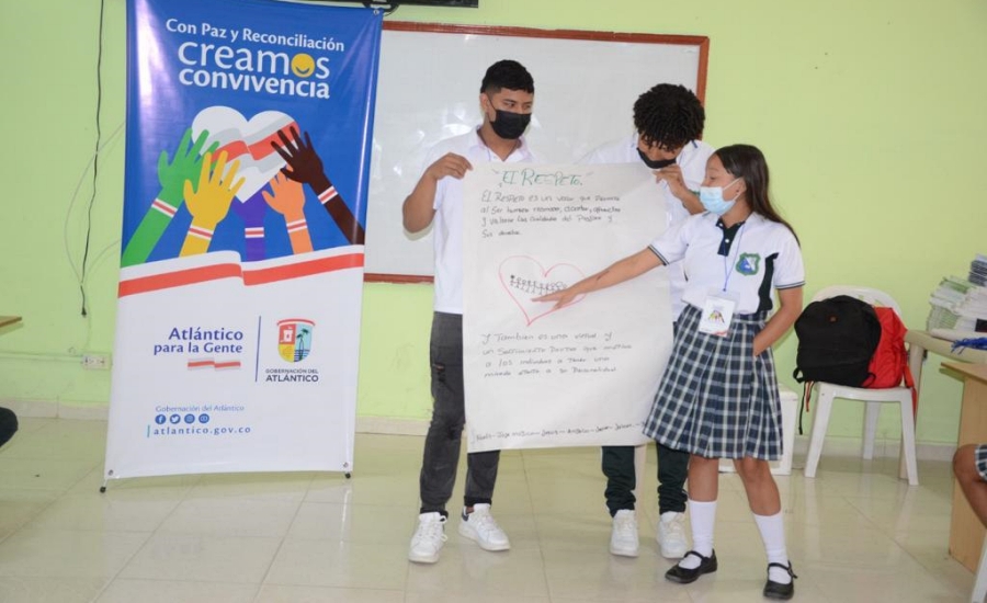 Gobernación del Atlántico lidera programa de convivencia ciudadana que beneficia a estudiantes de tres municipios