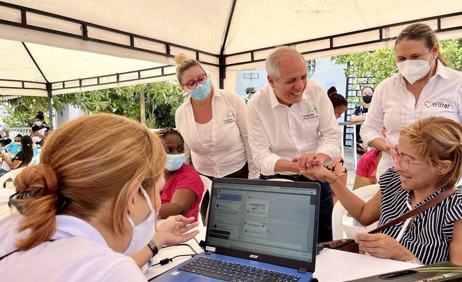 Más de 800 migrantes venezolanos fueron atendidos en Jornada liderada por la Fundación Monómeros