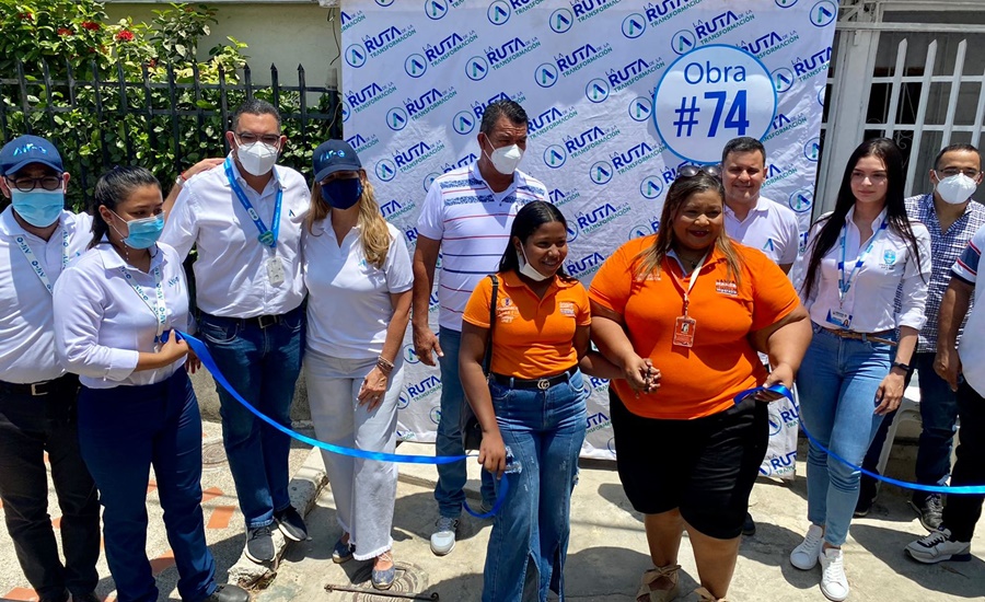 En Santa Marta Air-e inauguró obras eléctricas en Los Almendros, Bethania y Obrero