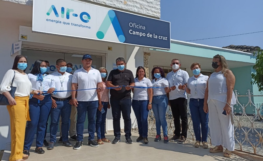 Inauguran oficina comercial de Air-e en el municipio de Campo de la Cruz
