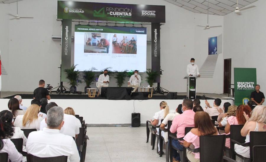 Alcaldía de Soledad alcanzó un 91,2% de cumplimiento en su Plan de Desarrollo durante el 2021
