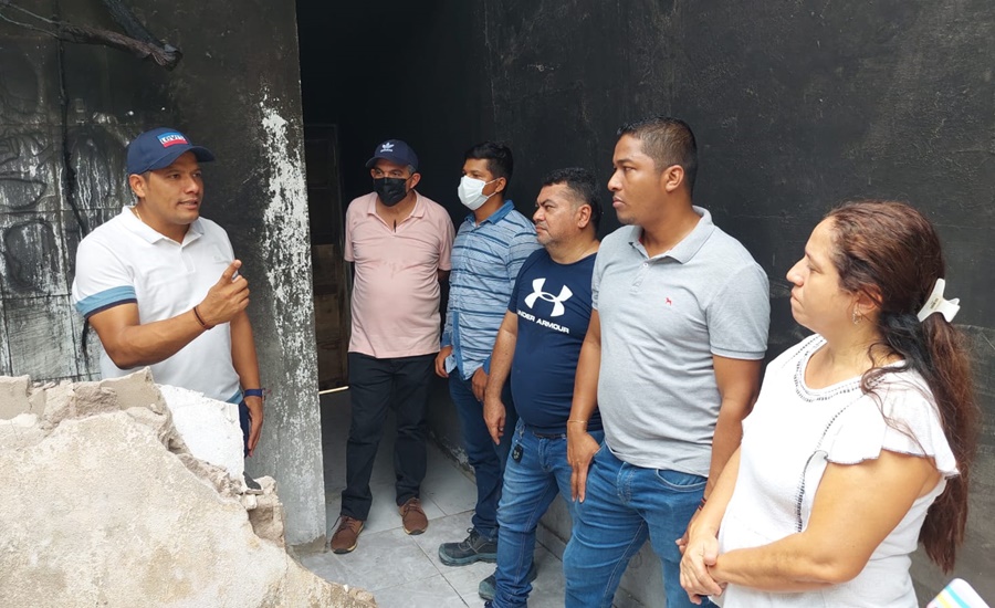 Alcaldía de Malambo reconstruirá casa incinerada en Bellavista