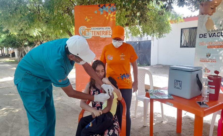 Más de 1.850 dosis fueron aplicadas en el Magdalena durante Jornada Nacional contra la Influenza