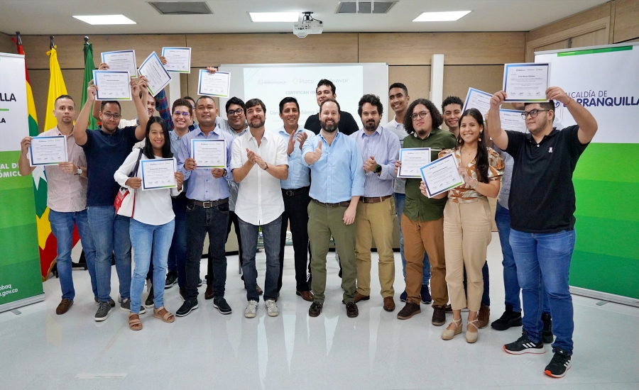103 jóvenes, la nueva fuerza laboral tecnológica de Barranquilla