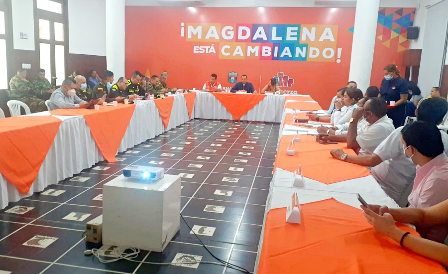 Gobernación y autoridades del Magdalena instalan PMU 72 horas antes de elecciones para garantizar la seguridad y la democracia