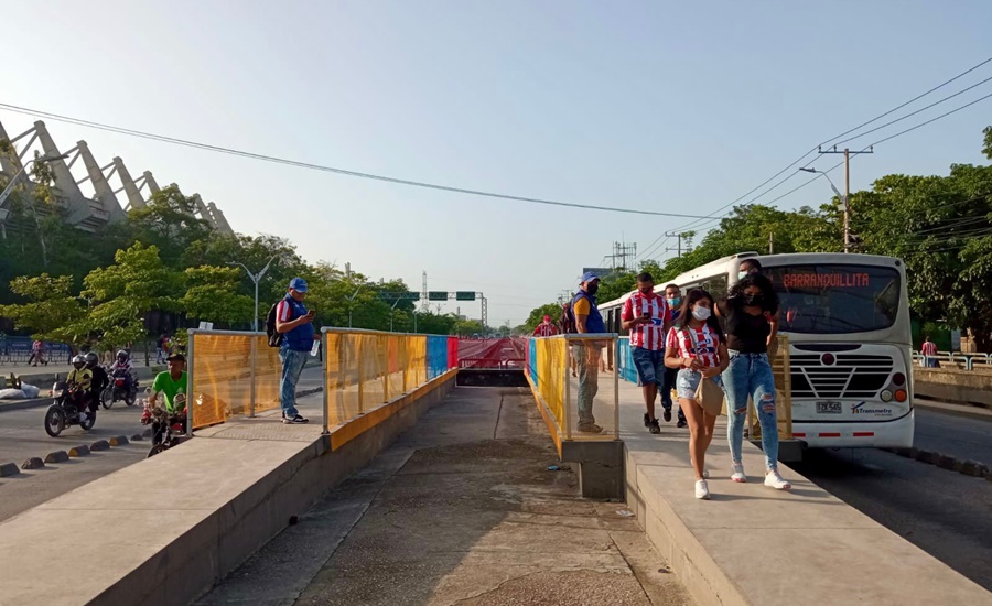 Transmetro habilitará plataforma frente al ‘Metro’ para partido de Junior