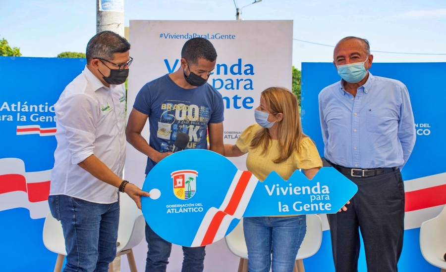 1.312 familias han recibido ‘Vivienda para la Gente’ el subsidio de la Gobernación del Atlántico