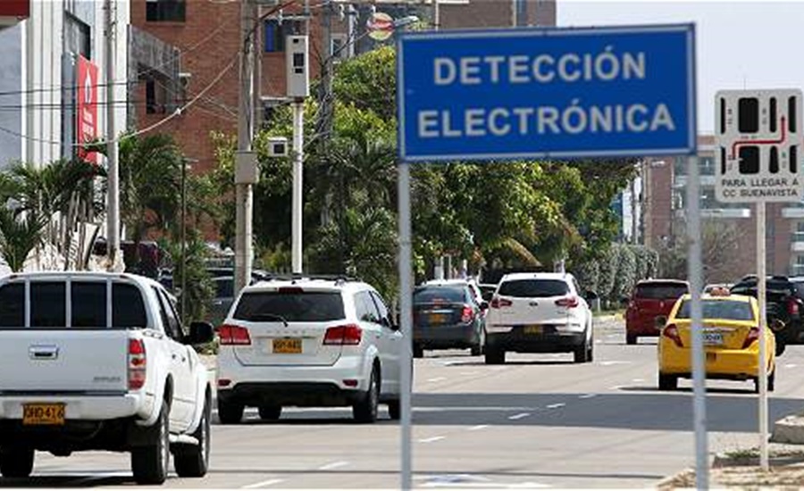 Las ayudas tecnológicas que detectan infracciones a las normas de tránsito siguen en funcionamiento en Barranquilla