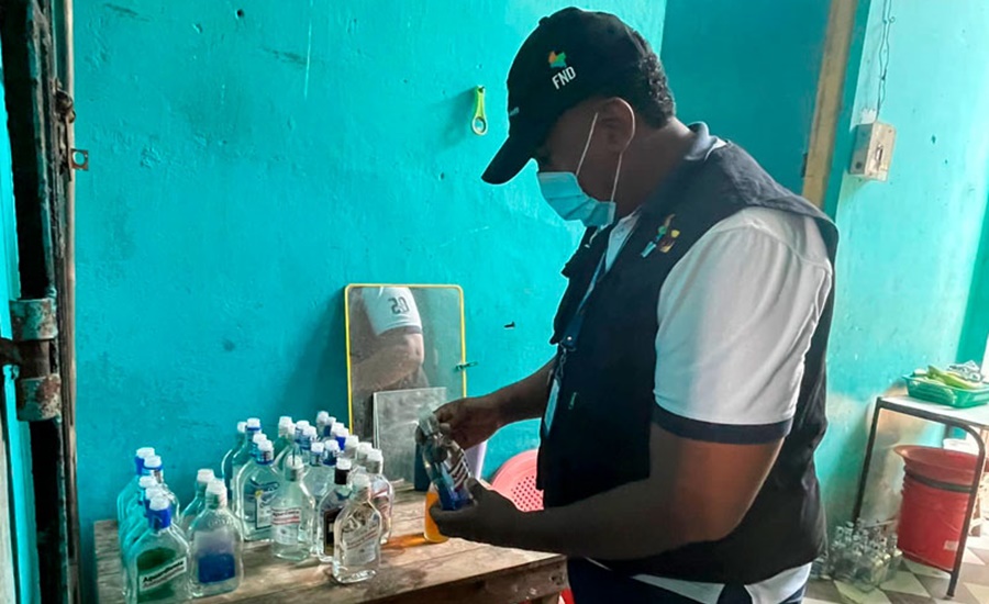 Grupo Anticontrabando del Atlántico decomisó 7.893 unidades de licor ilegal entre enero y mayo