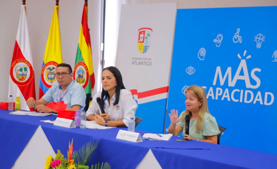 Gobernadora del Atlántico presentó avances positivos en la inclusión de la población con discapacidad