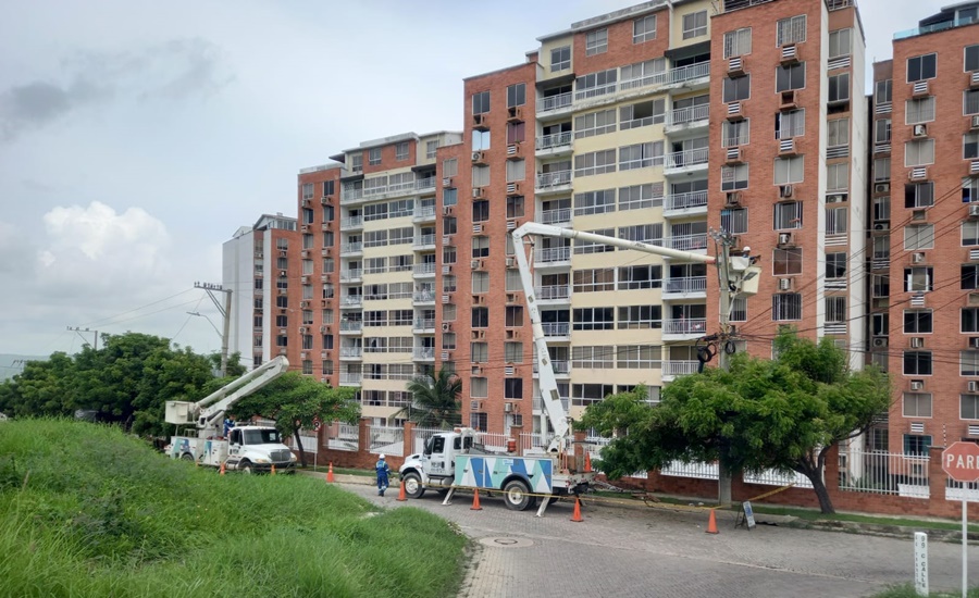 Este jueves 23 de junio Air-e realiza modernización de redes eléctricas en El Porvenir, Tabor y Santuario