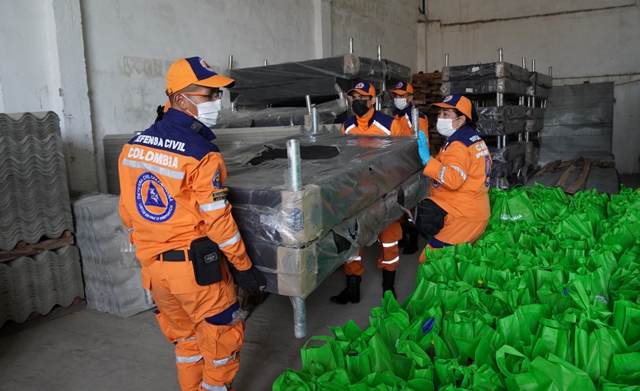 Avanza la entrega de ayudas humanitarias a damnificados por lluvias en Barranquilla