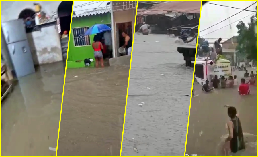 Las inundaciones que dejó el fuerte aguacero de este sábado pronto serán cosas del pasado