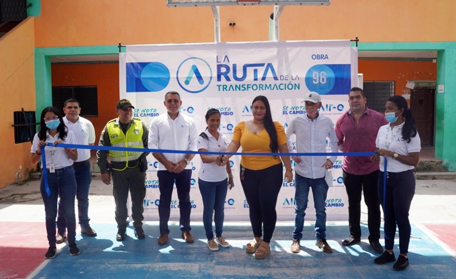 Air-e entregó nuevas redes eléctricas en Palmar de Varela