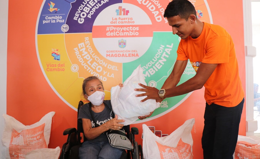Con la entrega de 6mil mercados populares en 2022, Gobernación del Magdalena sigue su lucha contra la desnutrición