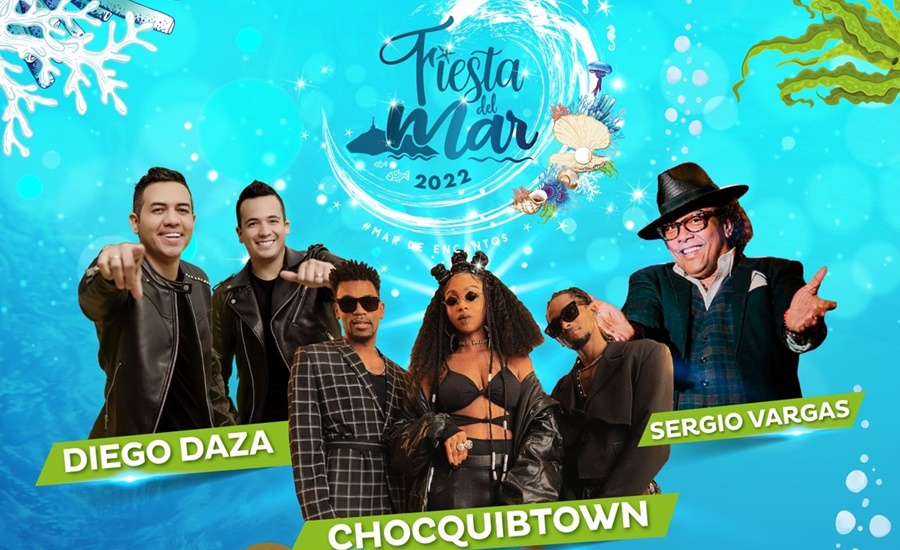 Sergio Vargas, Grupo Niche, Choquibtown, Peter Manjarrés entre los artistas que pondrán a bailar a los asistentes de la Fiesta del Mar 2022
