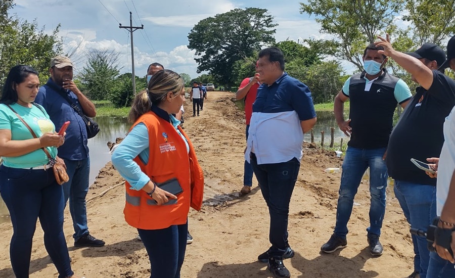Gobernación atiende emergencia en Tenerife ante el desbordamiento del río Magdalena