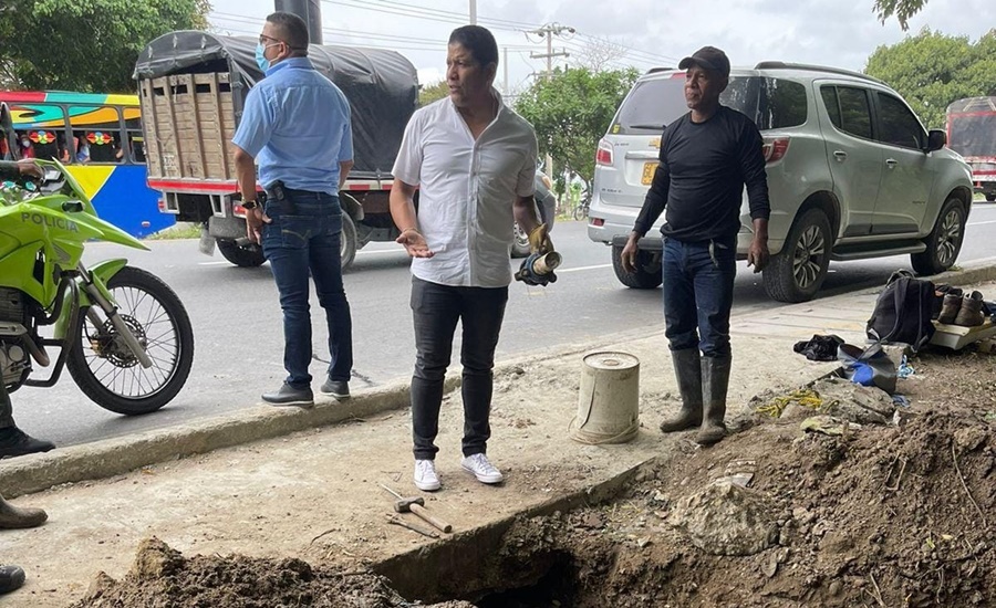 Con acuerdo entre Alcaldía y Aguas de Malambo, habitantes del Espinal tendrán subsidio del 40% en factura de agua