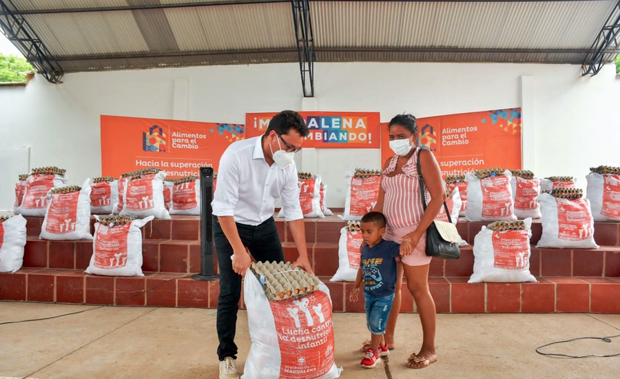 Con Alimentos para el Cambio y Médico en Tu Casa, Gobernación recuperó nutricionalmente a 772 niños del Magdalena
