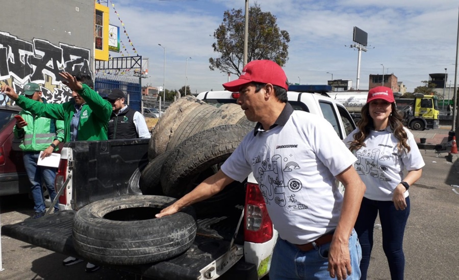 Llantatón Bridgestone logró recolectar más de 3 mil llantas en desuso
