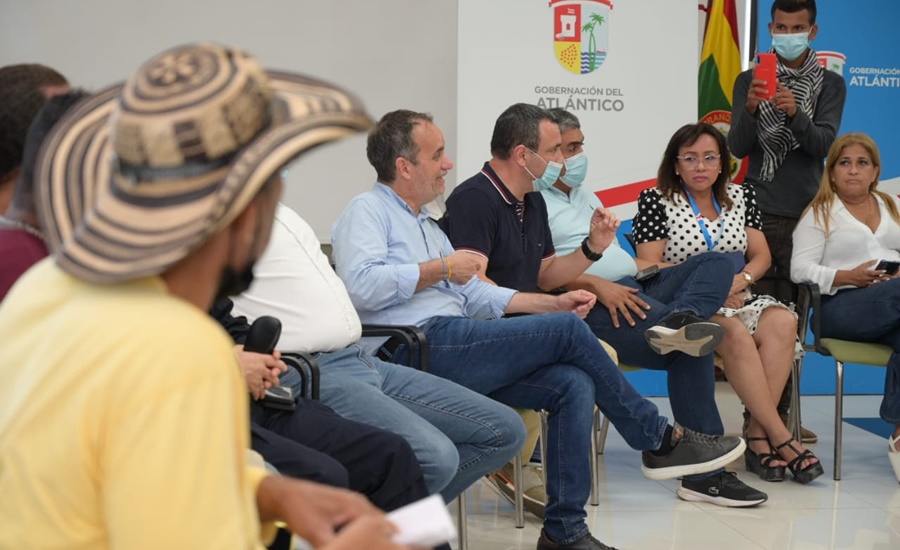 Gobernación del Atlántico continúa apoyando obras de mitigación en el Canal del Dique