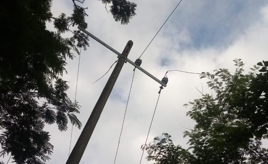 Roban cables eléctricos en zona rural de Campeche