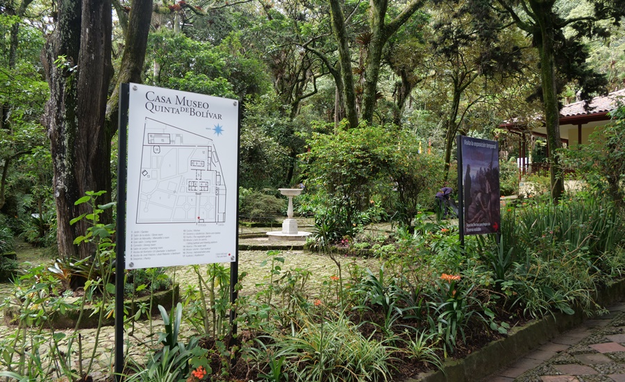 El Jardín Histórico de la Casa Museo Quinta de Bolívar de Bogotá es patrimonio de los colombianos
