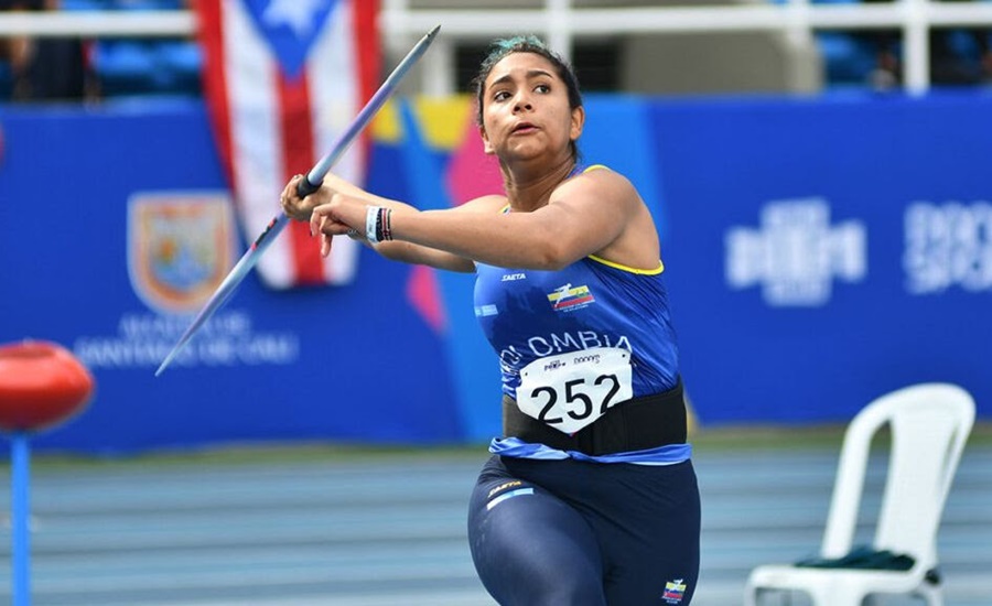 Valentina Barrios, atleta apoyada de Indeportes Atlántico, se destaca en la élite del atletismo mundial