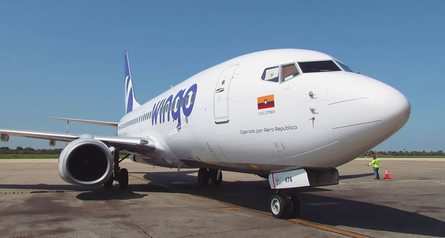 Wingo lanza su primera ruta internacional desde Barranquilla