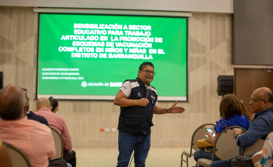 Distrito de Barranquilla socializa con rectores acciones para fortalecer la salud en el entorno escolar 
